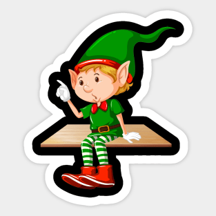 Santas Lost Helper Sticker